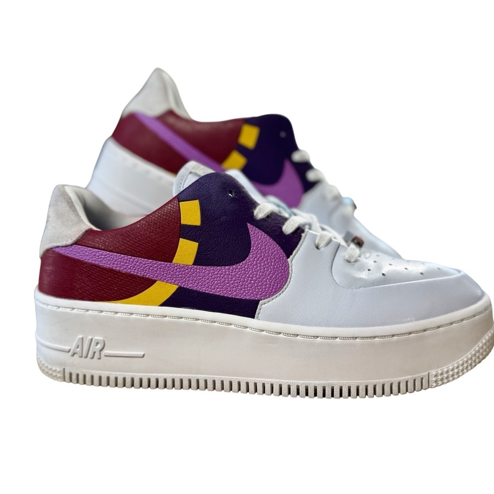 Nike Air Force 1 AF1 Jester LOW LX Women's Size 8 Purple, White, Light Blue